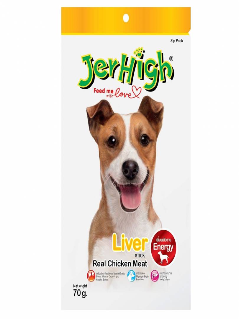 JerHigh Liver Stick Real Chicken Meat, 70 g Catalogue Image 1