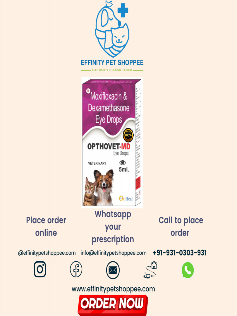 OPTHOVET MD EYE DROP ( MOXIFLOXACIN 0.5% + DEXAMETHASONE 0.1% ) Catalogue Image 1