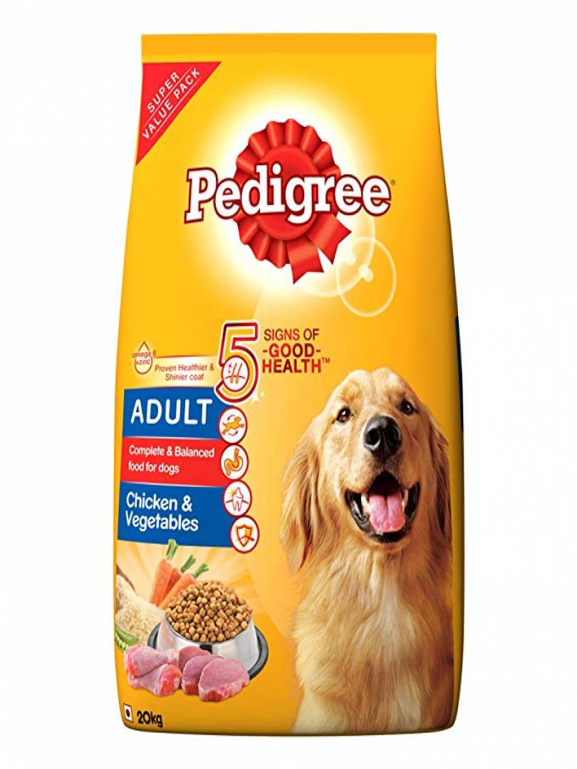 Pedigree Adult Chicken and Vegetables 20Kg Catalogue Image 1