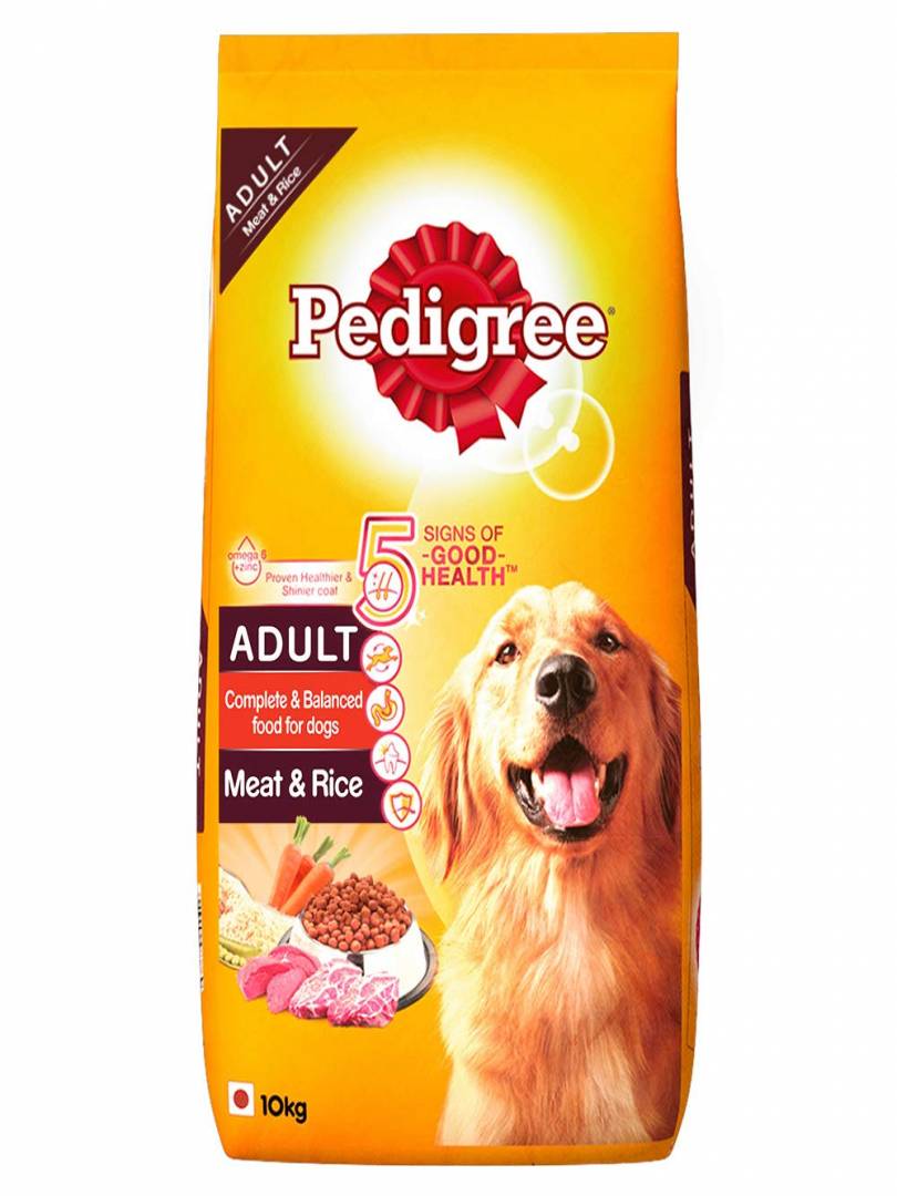 Pedigree Meat & Rice 10kg on Effinity Pet Shoppe
