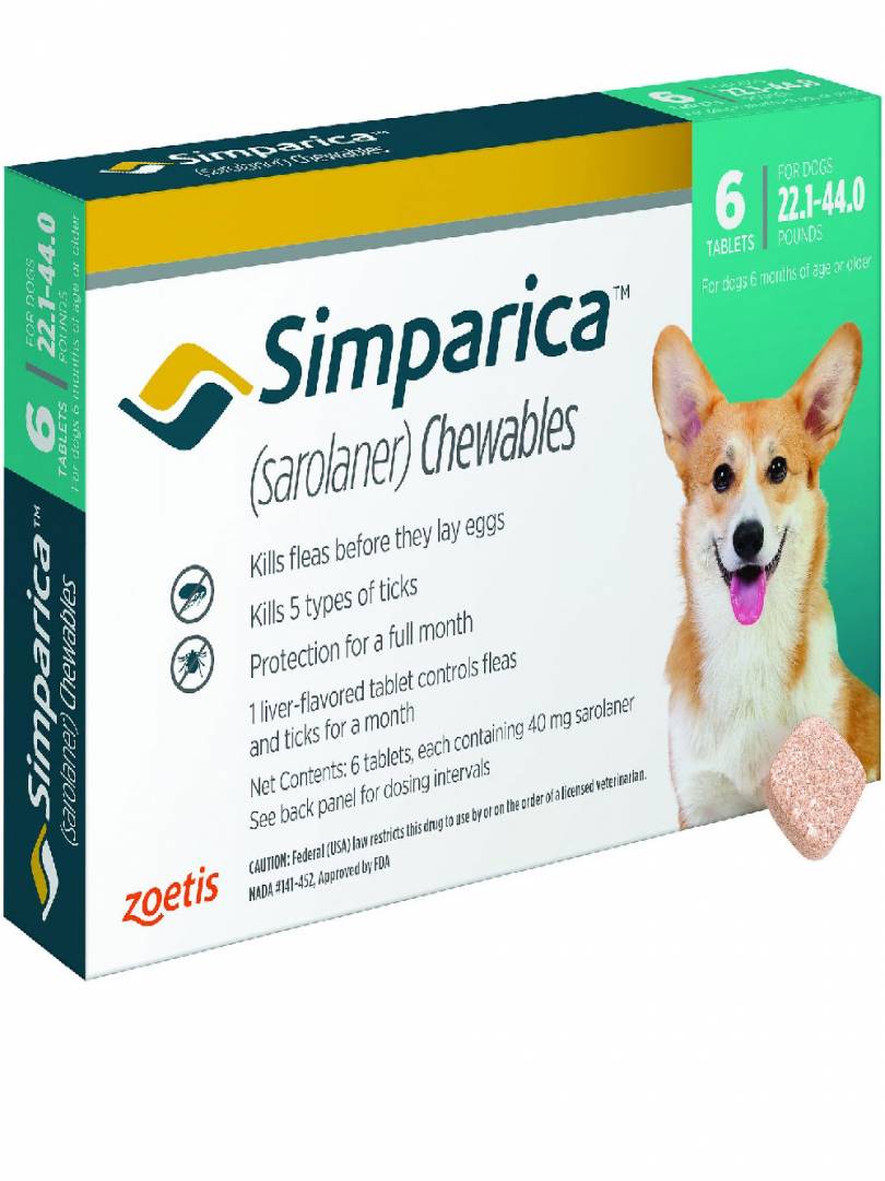 SIMPARICA 10-20KG 6TABS Catalogue Image 1